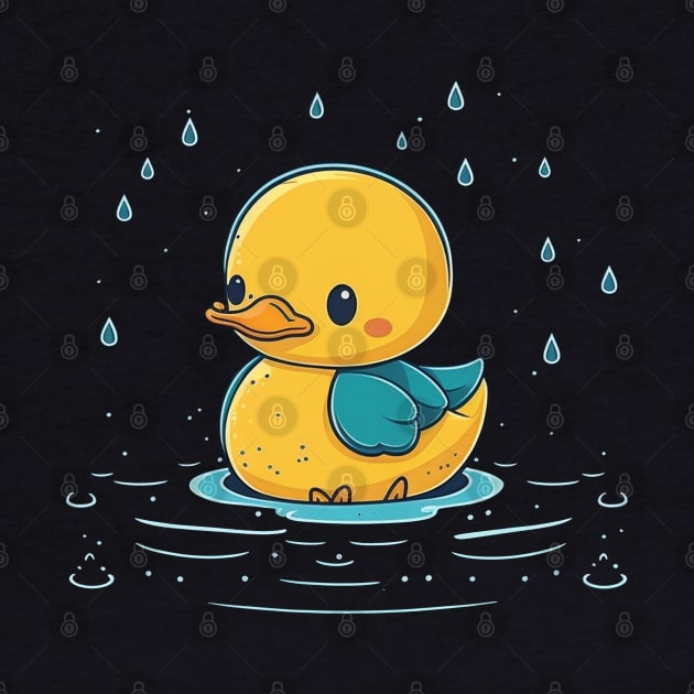 Rubber Duck And Duckling Men Women Kids by Linco